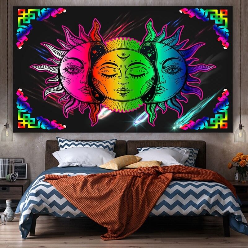 Tenture Murale Hippie Soleil