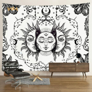 Tenture Murale Soleil & Lune