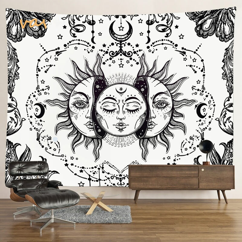 Tenture Murale Soleil & Lune
