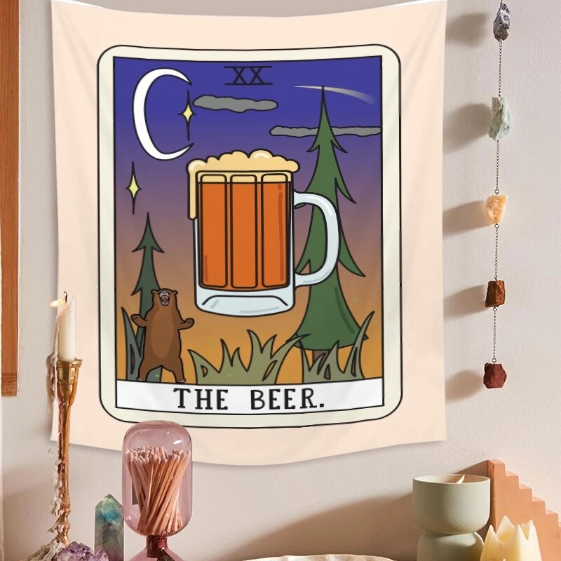 Tenture Murale Imprimée La biere The Beer